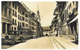 AK LENZBURG 1931 BÄREN PAPETERIE OLDTIMER etc.