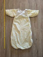 gefütterter Babyschlafsack 90 cm mit abnehmbaren Ärmeln