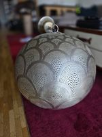 Suspension metal ajourée 45cm diametre