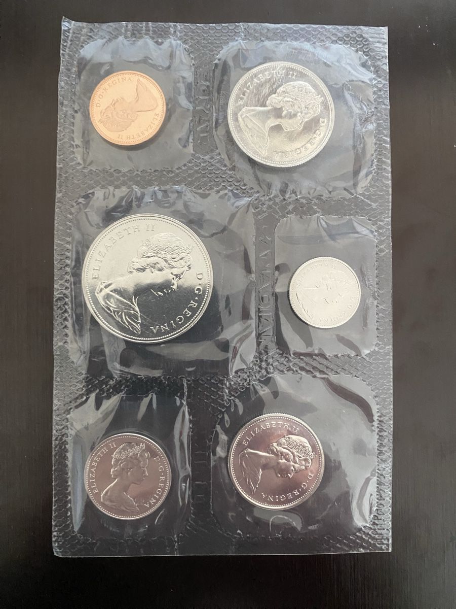Tutti le monete: Canada, Série monnaies 1971 Nickel – Nuovo e nell'imballaggio originale da Corsier-sur-Vevey venduto da Ginoarturo 1