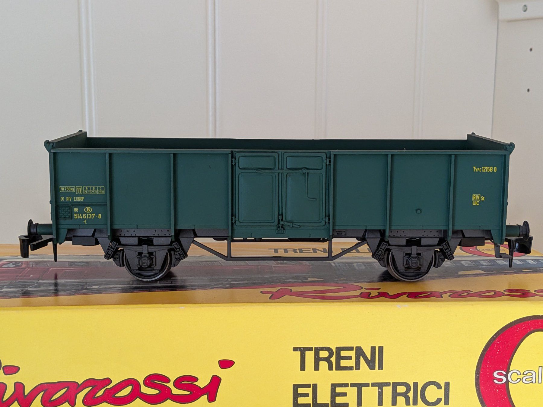 Rivarossi Modellini di ferrovie: offener Güterwagen Typ E SNCB Rivarossi 7561 Spur 0 – Usato da Grenchen venduto da garage-city