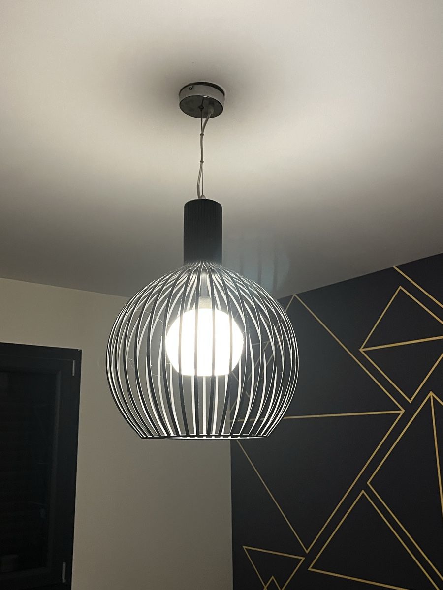 Kronleuchter & Deckenlampen: Modern LED Ceiling Light, Wave Shape, 120cm, White – Gebraucht aus Le Grand-Saconnex von maf_qs9x 1