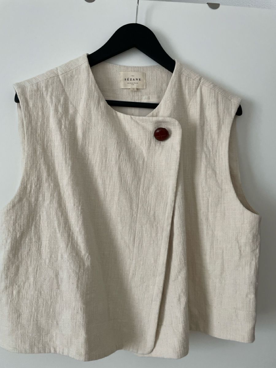 Sezane Tops: Sezane Leinen Weste - NEU – Neuf (Voir description) à Oberentfelden par nic_cxr8