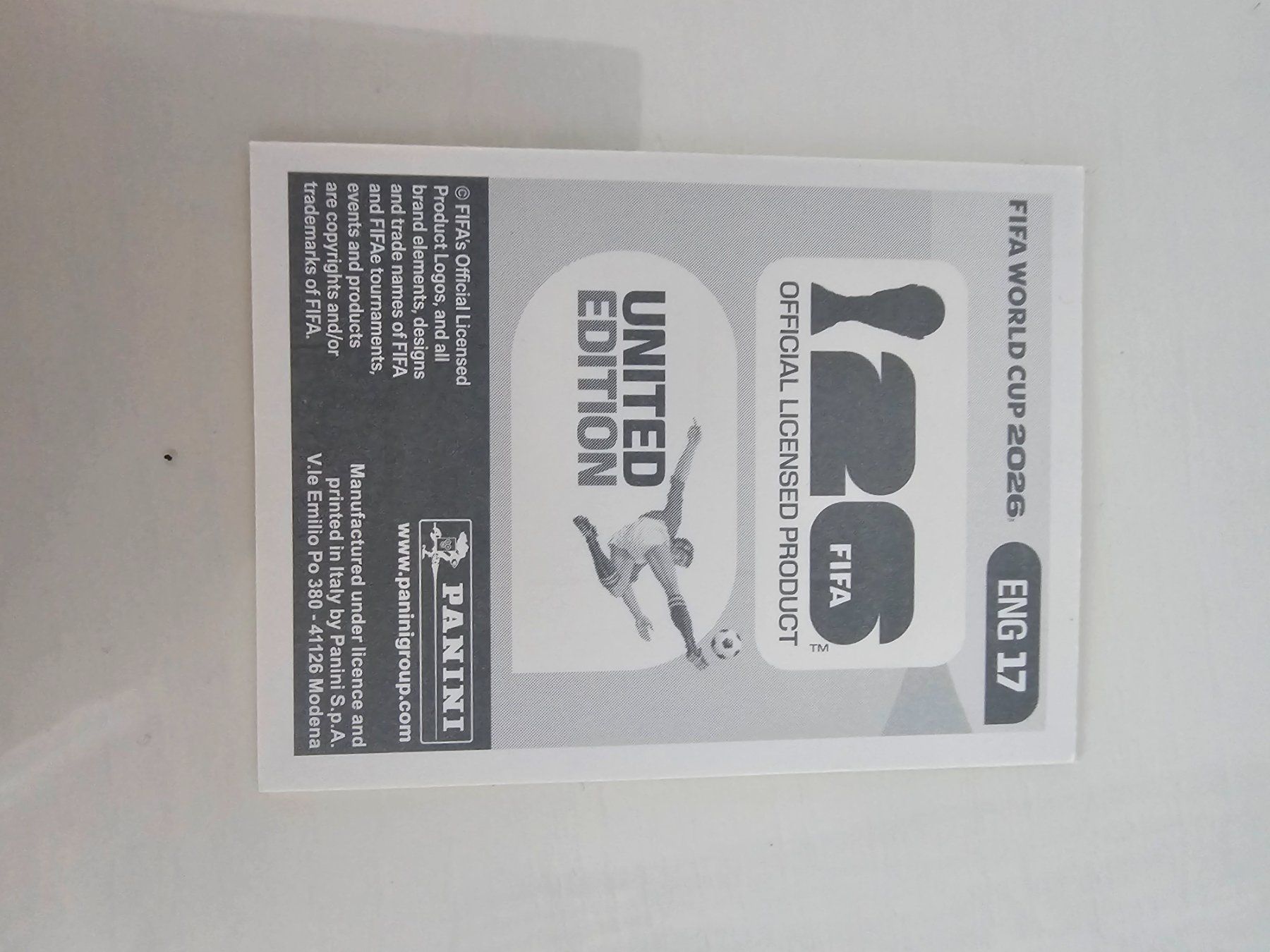 Panini Cartes à collectionner: ENG 17 – D'occasion à Pregassona par sig_6v2k 1