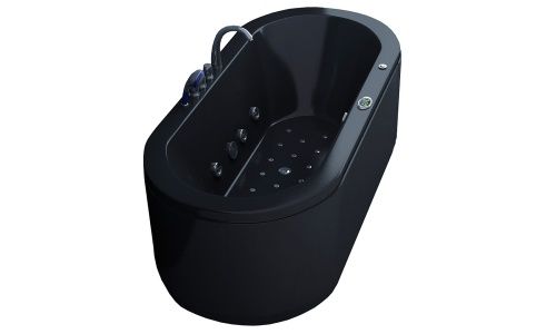 Whirlpool: Villa Sofia schwarz Whirlpool 194 cm – Nuovo e nell'imballaggio originale da Herbertingen venduto da jet-line-e-trade