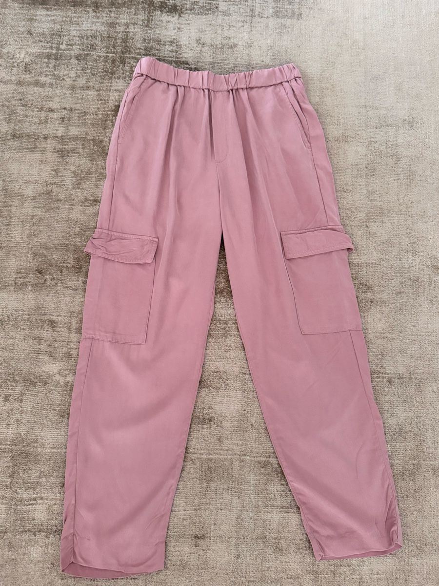 Mango Pantaloni: Mango Women's Pink Cargo Trousers – Nuovo (secondo la descrizione) da Zürich venduto da Tanja_G88