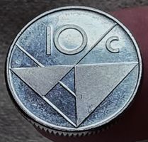 ARUBA 10 CENTS 1986 *RAR*