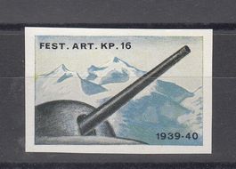 Artillerie 111/2* Fest.Art.Kp.16 Kat.15.-