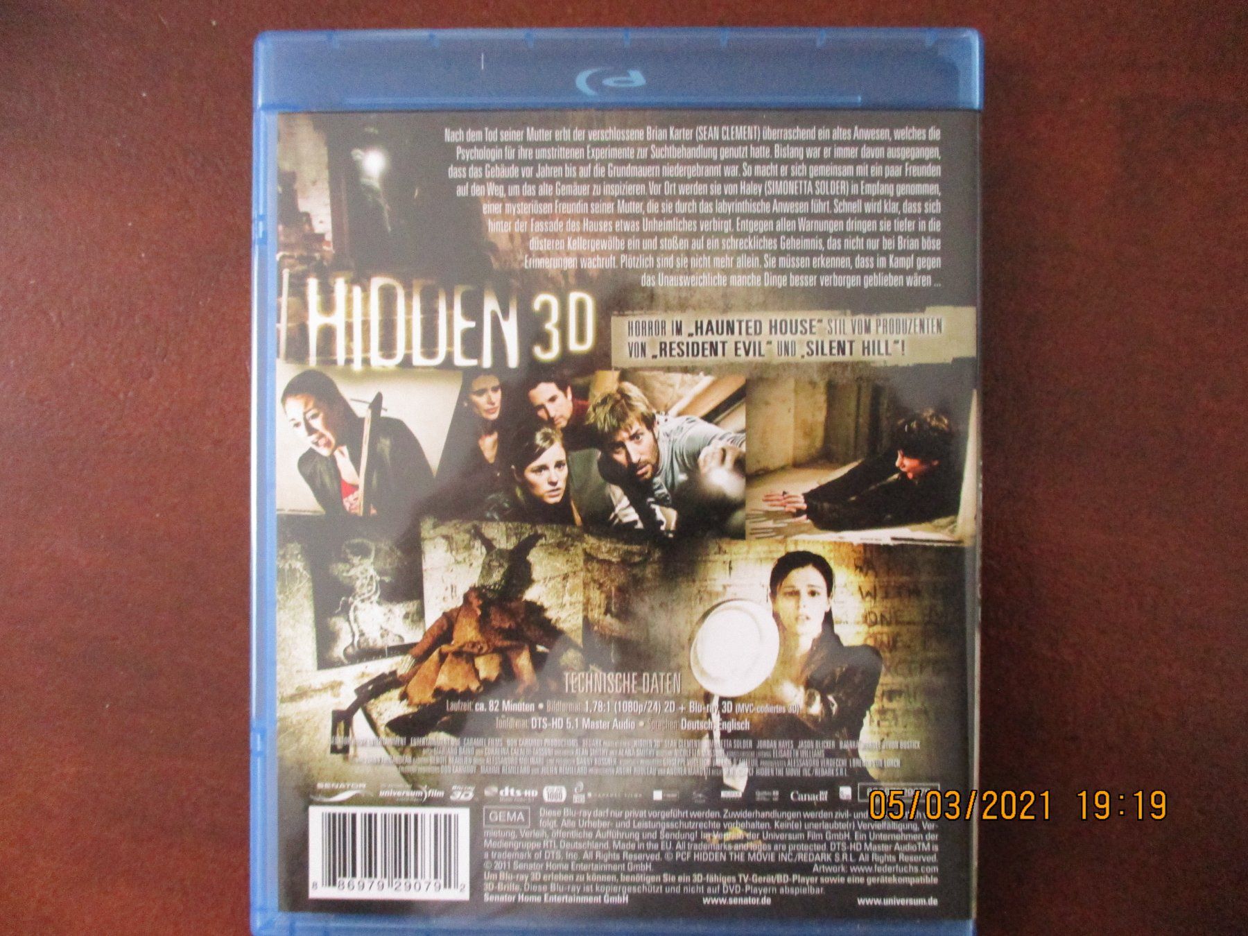Tutti i DVDs: Hidden 3D – Usato da Liestal venduto da Disc-Point 1