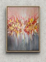 Originalegemälde auf Leinwand 60x80 cm, goldenen Unikat!!!