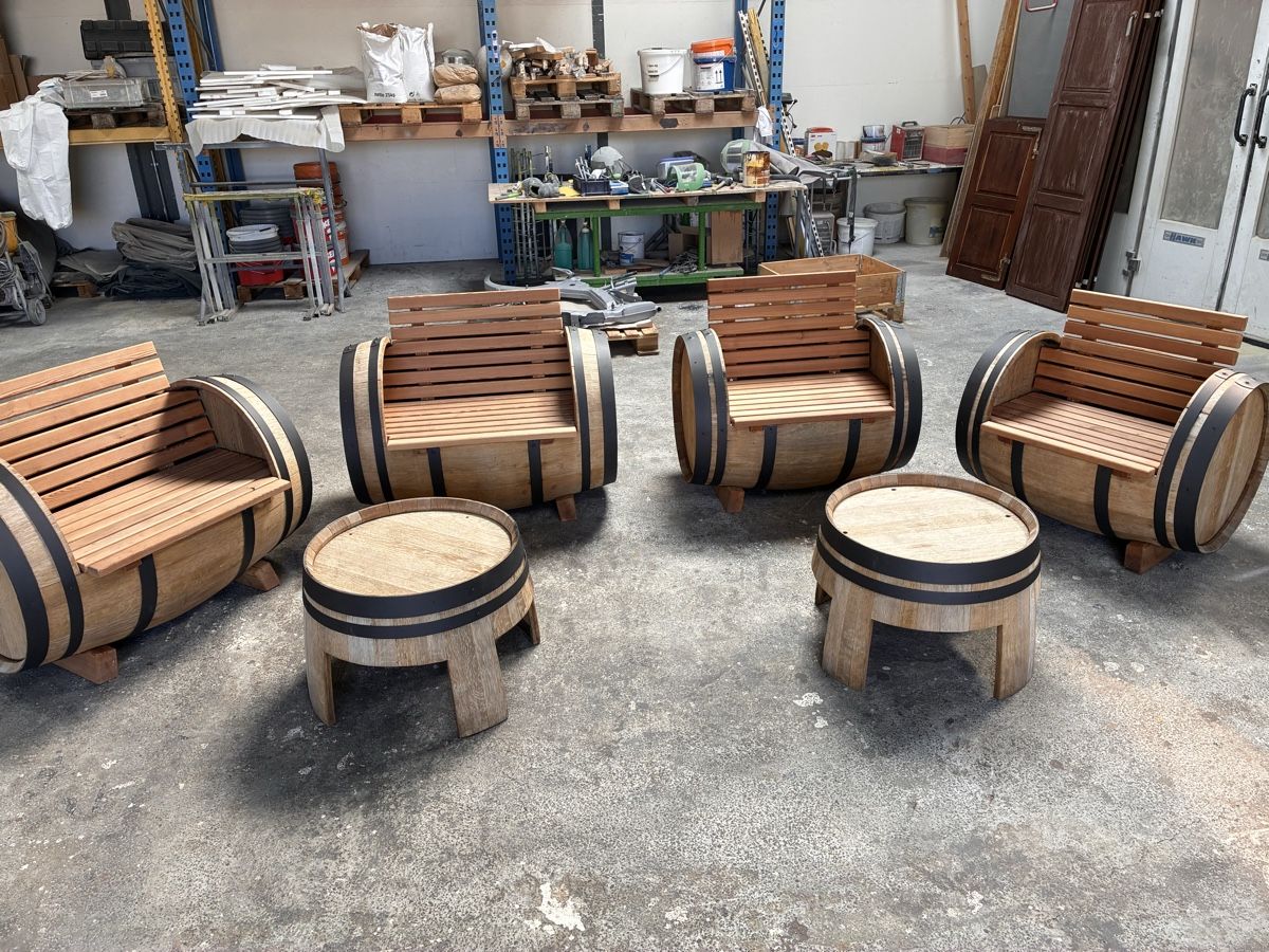 Sonstiges: Fassmöbel aus Winfass, 6 teiliges Set – Gebraucht aus Heiligkreuz (Mels) von chrusli01 4