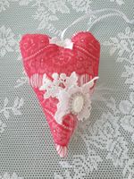 Geschenk Herz Shabby Chic Vintage Muttertag Geburtstag Liebe