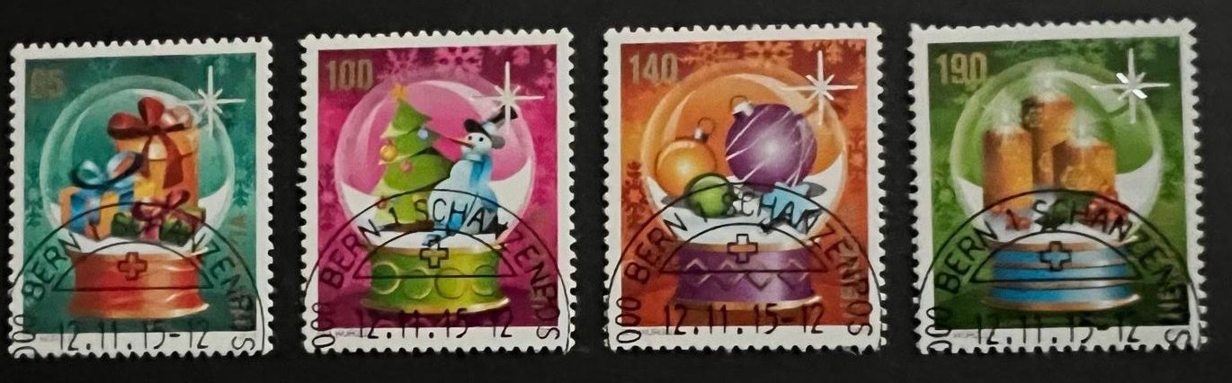 Tutti i francobolli: CH-Marken 2015 Ersttag gestempelt Halbmond – Usato da Hünenberg See venduto da wer_5286