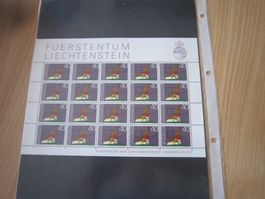No 20 Blöcke Lichtenstein EU Jahr DenkmalpflegeSiehe
