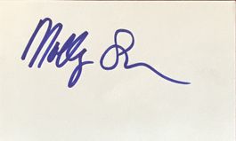 Molly Shannon Autogramm signiert Karte 8x13cm