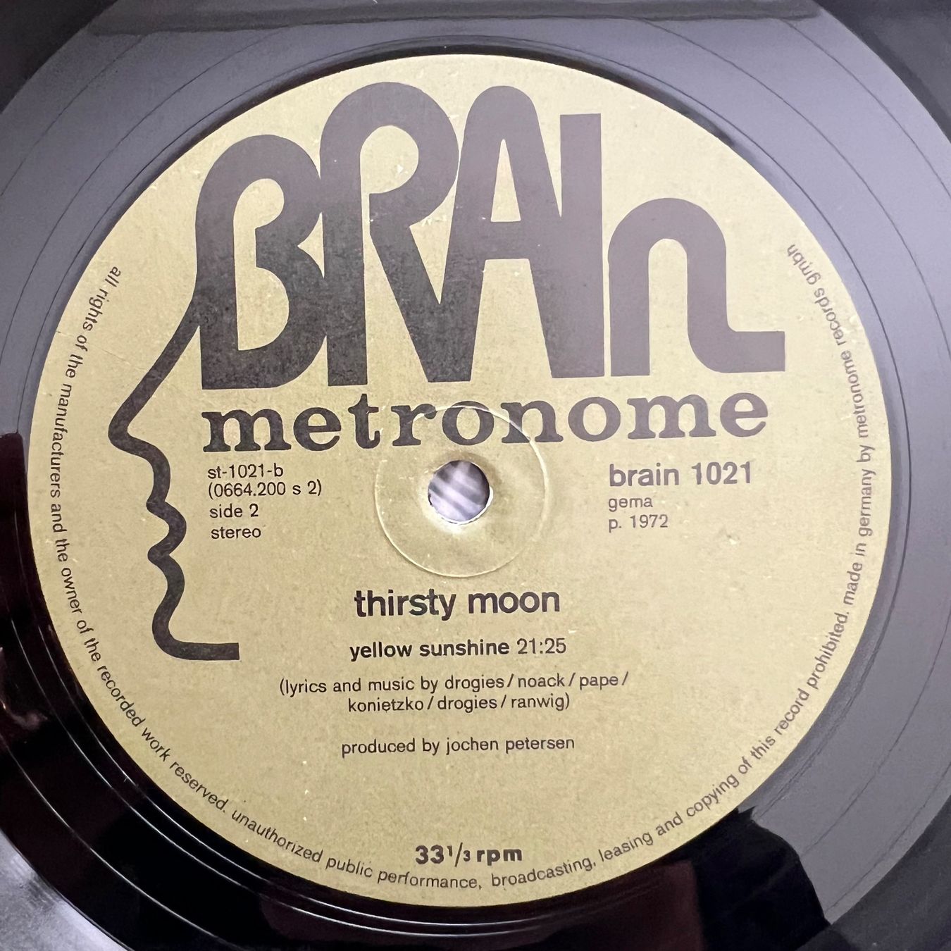 Schallplatten: Thirsty Moon - Same / 1. D-Press. 1972 - Very nice Copy – Gebraucht aus Gais von soundcave57 3