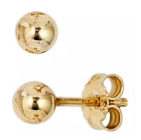 Ohrstecker aus 333 Gelbgold Kugel Ø 4mm