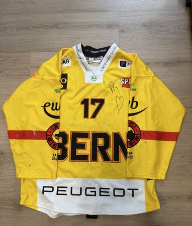 SCB (SC Bern) Matchworn Dress Saison 21/22 # Thiry