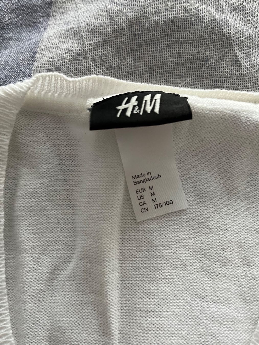 H&M Pullover & Sweatshirts: H&M Herren Pullover Weiss, Grösse M - Frühling/Sommer – Gebraucht aus Merlischachen von Burni2309 1