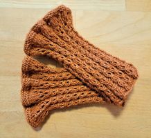 Schöne handgestrickte Armstulpen Pulswärmer Amedysli