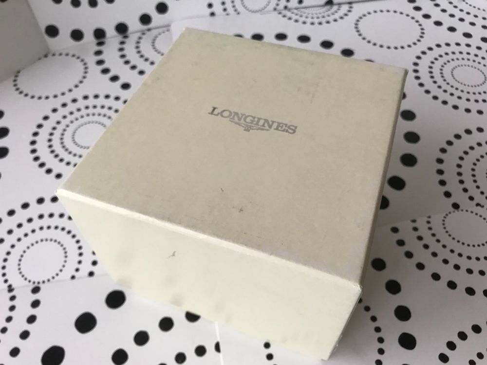 LONGINES - BOX ECRIN SCHACHTEL WATCH CASE + OPERATING !!! (Gebraucht ...