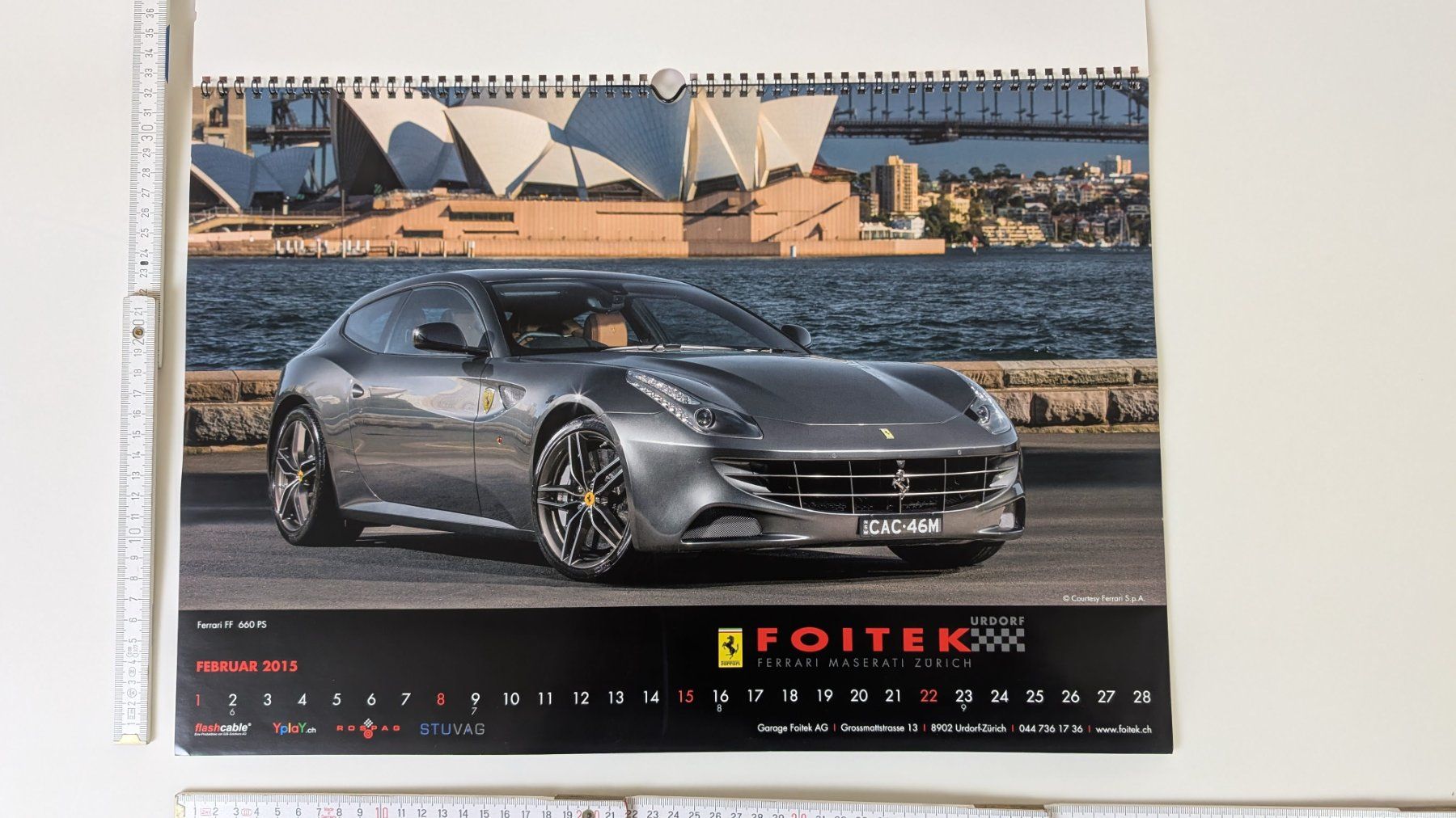 Calendari: Foitek Ferrari Maserati Kalender 2015 – Usato da Zürich venduto da 1.Simon 1