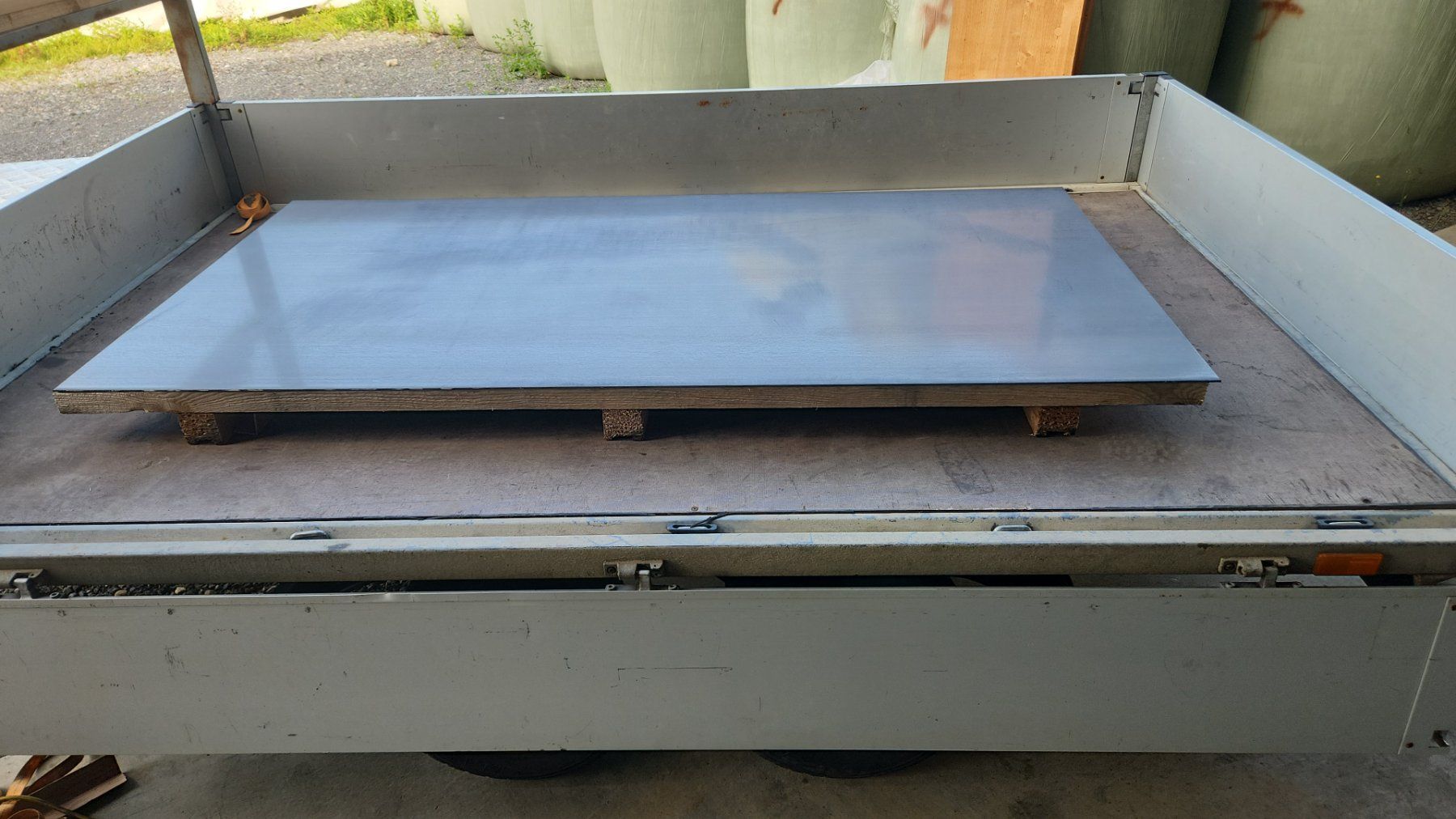 Servierplatten: Stahlblech Stahlplatte 2 mm 1x2meter – Neu (gemäss Beschreibung) aus Nottwil von TB28