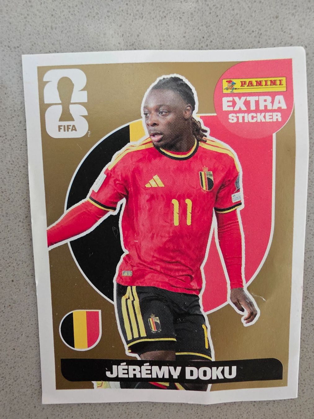 Panini Cartes à collectionner: Extra Panini Jérémy Doku GOLD – D'occasion à Zürich par sougia11 3