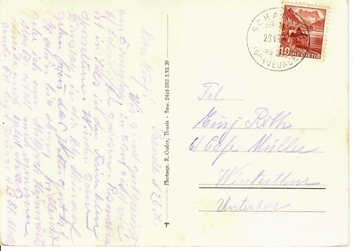 Cartes postales: Scharans – D'occasion à Hochdorf par Ziegel-16 1