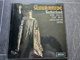 Semiramide/Rossini/Sutherland/vinyl lp Box/dj/hits/decca