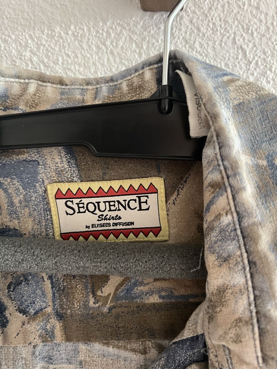 Blusen: Hemd Sequence Shirts Viskose gemustert braun blau – Gebraucht aus Baden von jul_gwh7 2