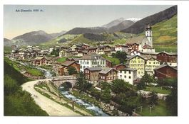 Alt-Disentis / Mustér (GR) Dorfpartie mit Kloster - um 1915