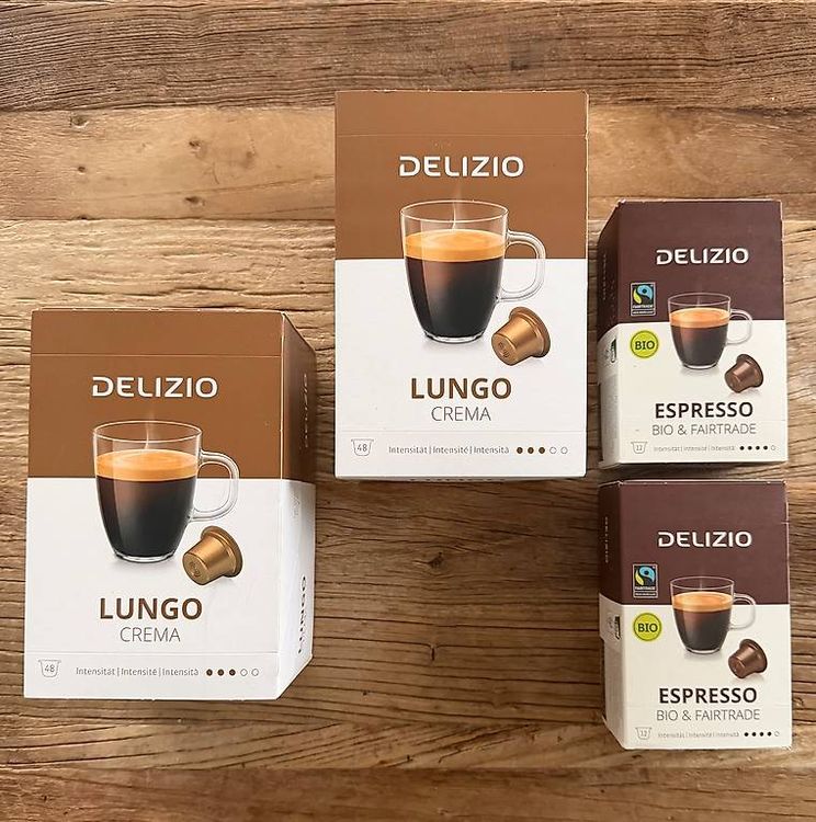 120 Kaffee Kapseln Delicio Lungo & Espresso (Gebraucht) in Kriens für ...