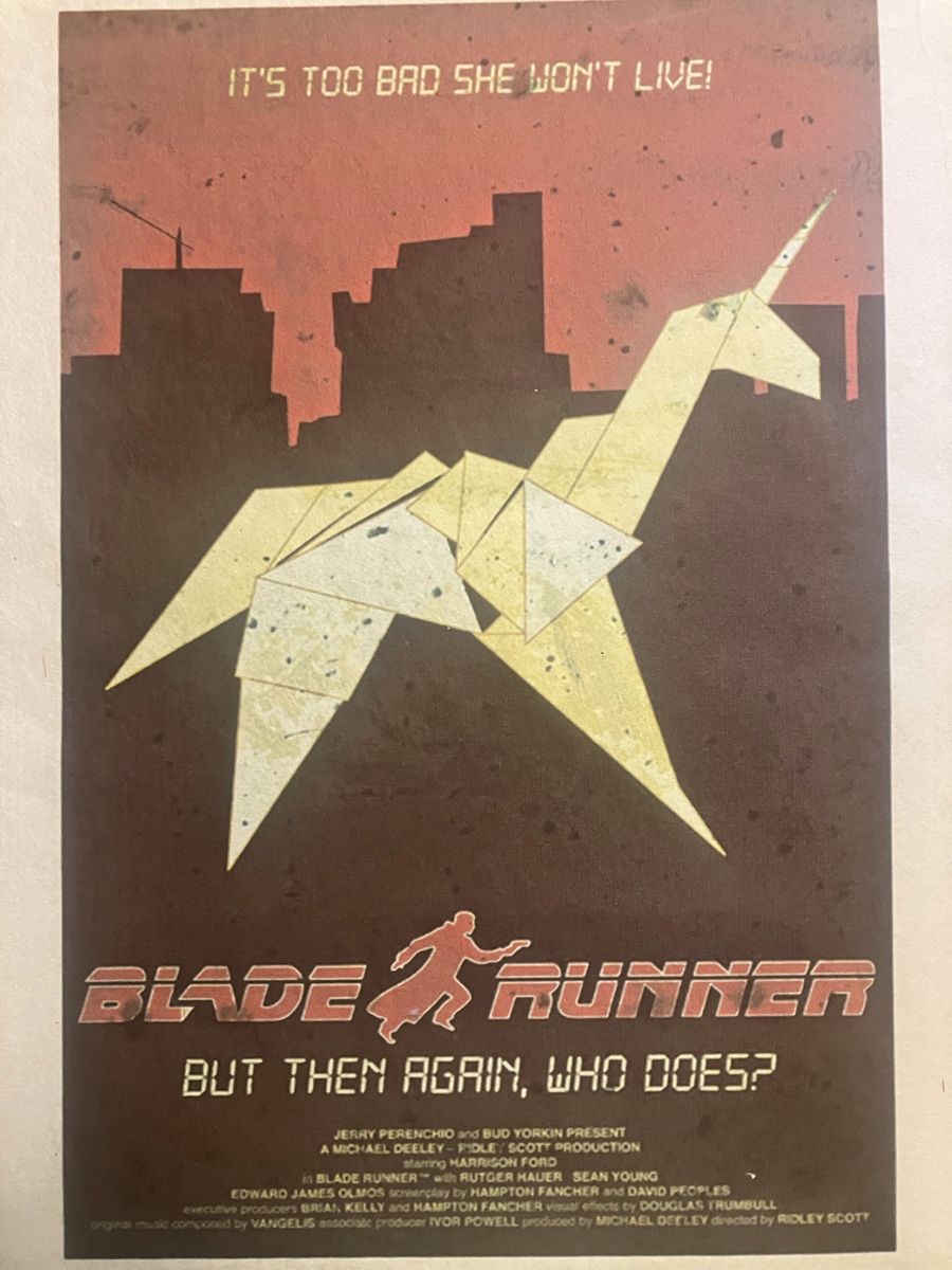 Poster & Bilder: Copie affiche du film blade runner  – Gebraucht aus Puidoux von lemacos
