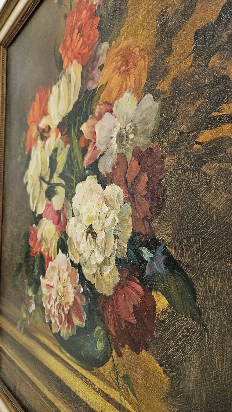 Dipinti: Ölgemälde Stillleben Blumenstrauss Kunst Bild – Usato da Schaan venduto da car_wrv2 7