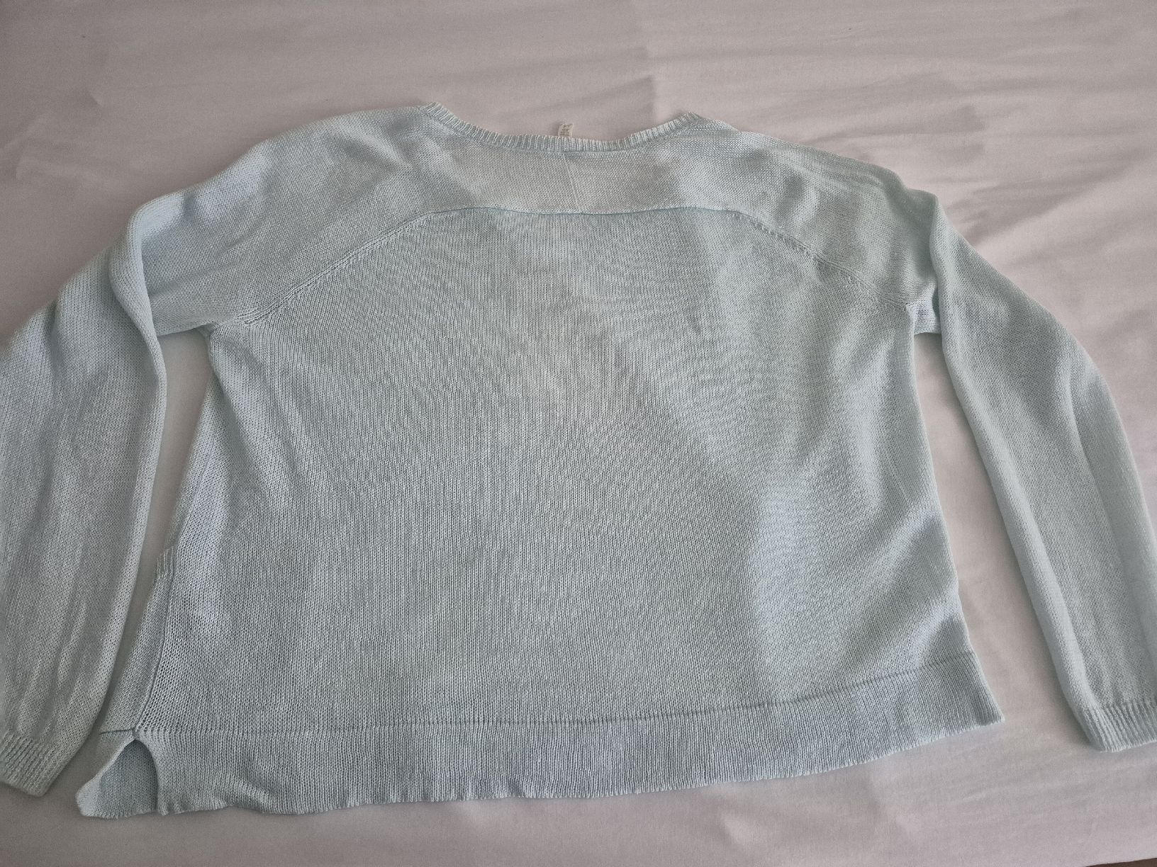 Maglioni & Felpe: Eileen Fisher Pullover hellblau Grösse L 100% Leinen – Nuovo (secondo la descrizione) da Herrliberg venduto da SELENONAUTKA 4