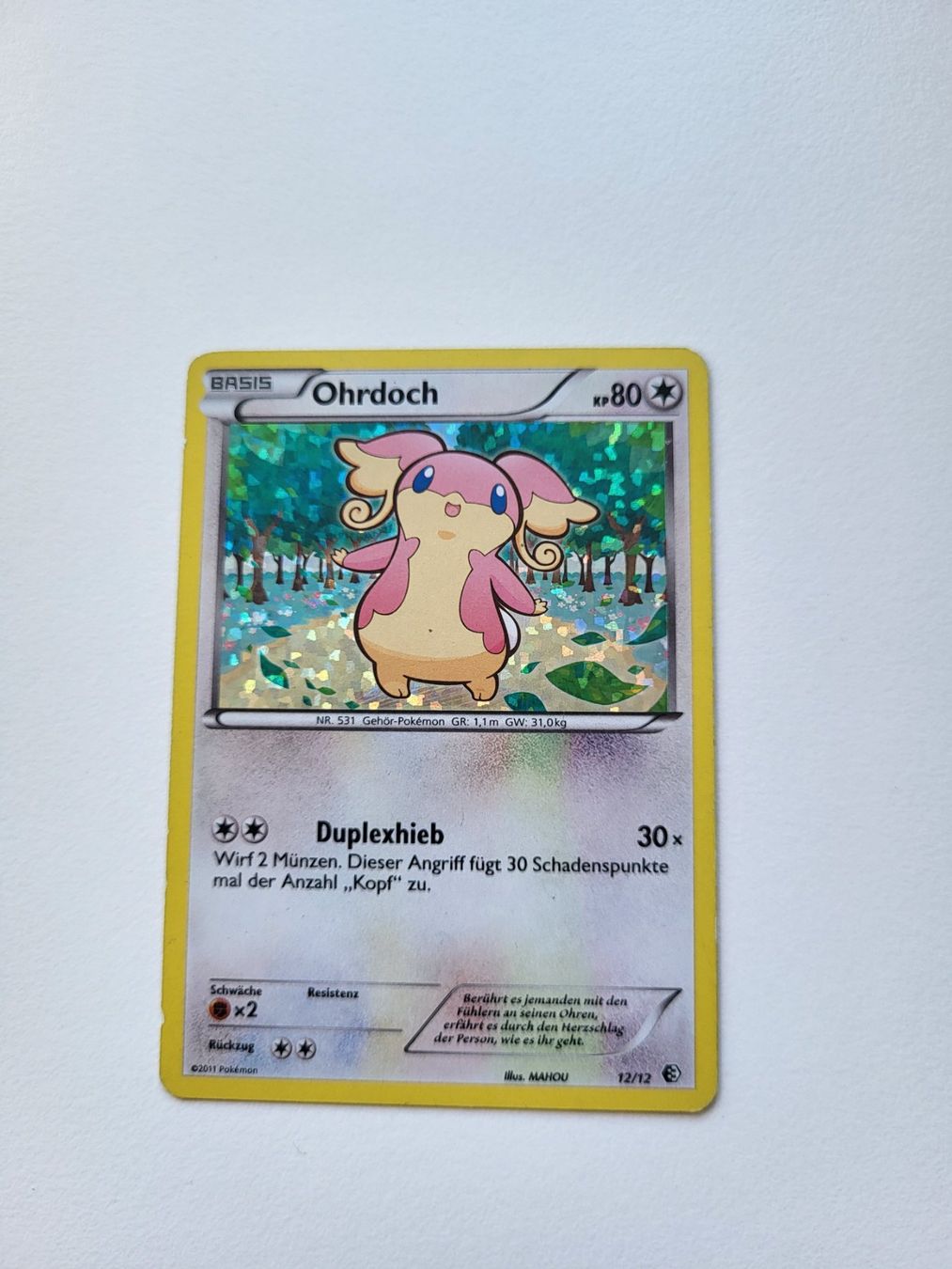 Pokémon Sammelbilder & Trading cards: Ohrdoch Mc Donald Promo – Gebraucht aus Erlenbach ZH von ram_mjn5