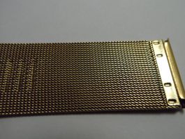 Uhrenband Masha-Milanaiseband 24mm,gelbgold ,