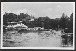 Rheinfelden mit Dampfschiff