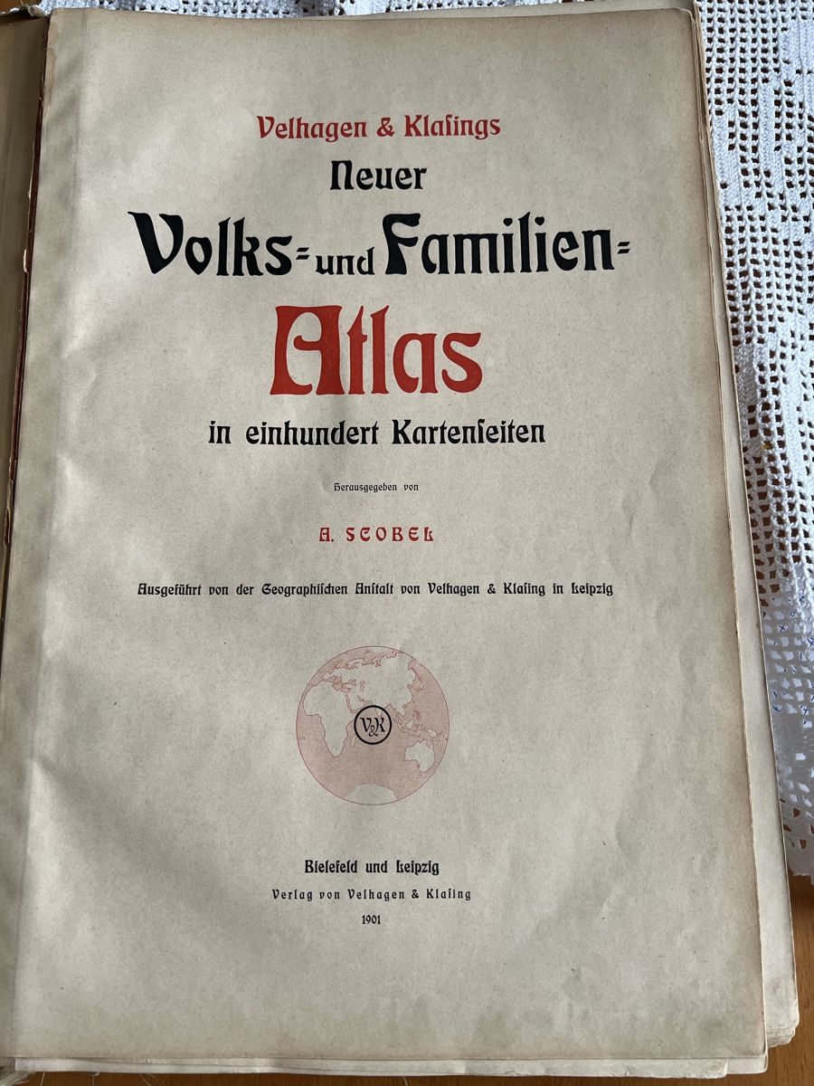 Libri: Antiker Atlas 1901 – Usato da Rapperswil SG venduto da dunaway 8