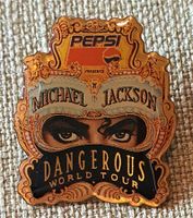 K690 - Pepsi Cola Pin - Michael Jackson Dangerous World Tour