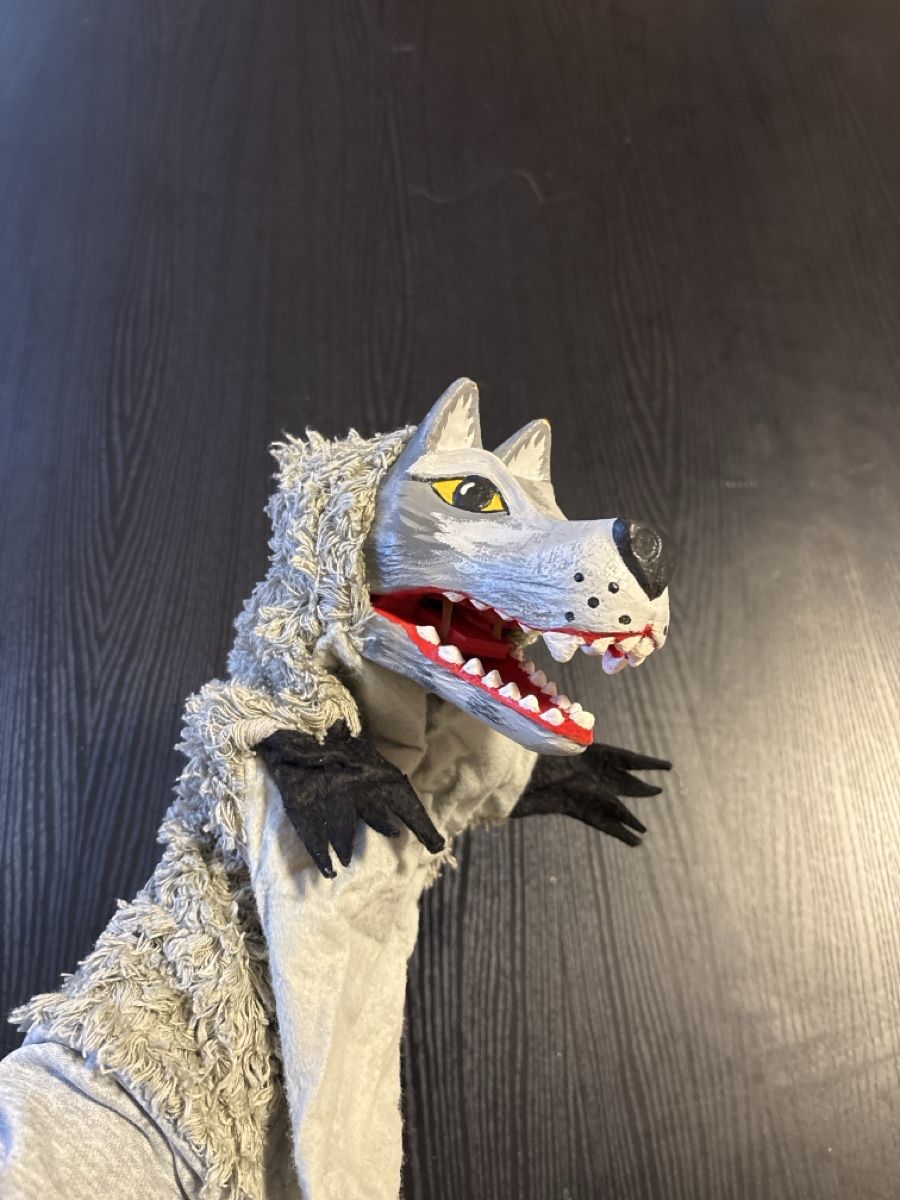Statuette: Handpuppe Wolf, Kasperletheater  – Usato da Frick venduto da Marktpilot