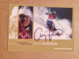Anja Paerson - handsigniert
