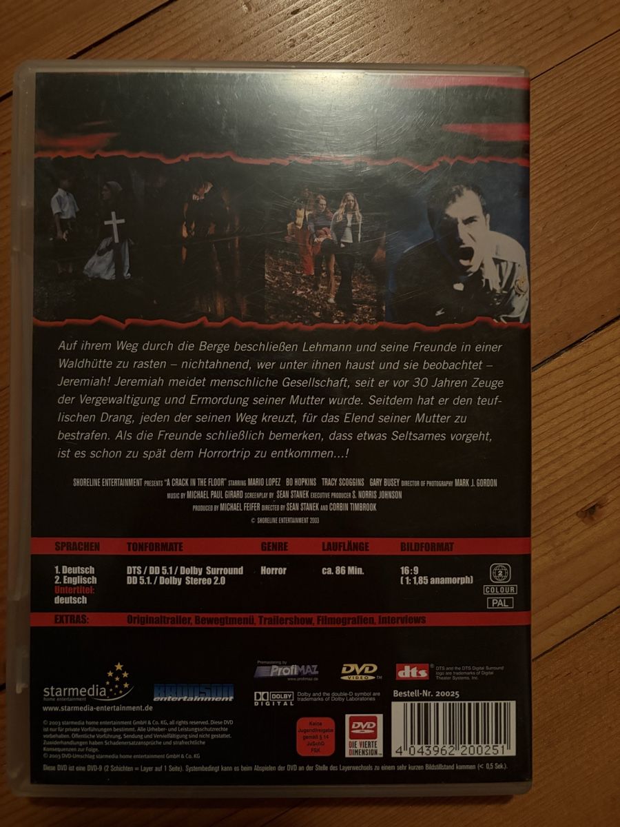Alle DVDs: A CRACK IN THE FLOOR (2008) – Gebraucht aus Inkwil von RetrOhyeah_Schweiz 1