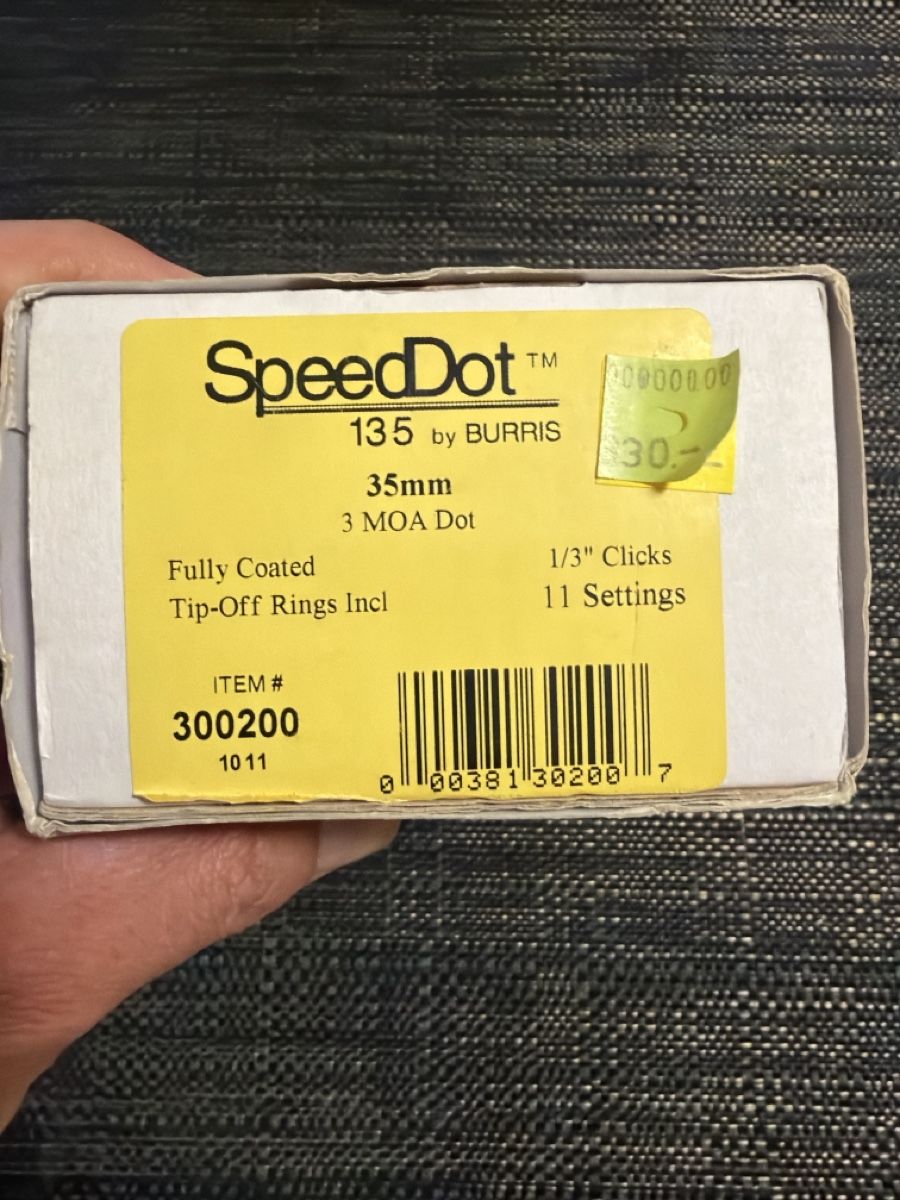 Schweizer Armee Uniformi: Red dot Burris speeddot 135 – Usato da Lausanne venduto da Erion2015 1