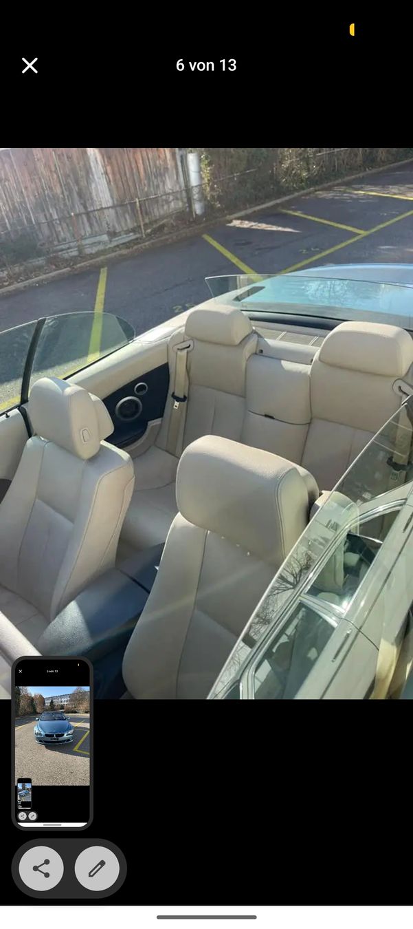 BMW Automobili: BMW 6er Cabriolet 630i – Usato da Niederuzwil venduto da lak_n52k 3