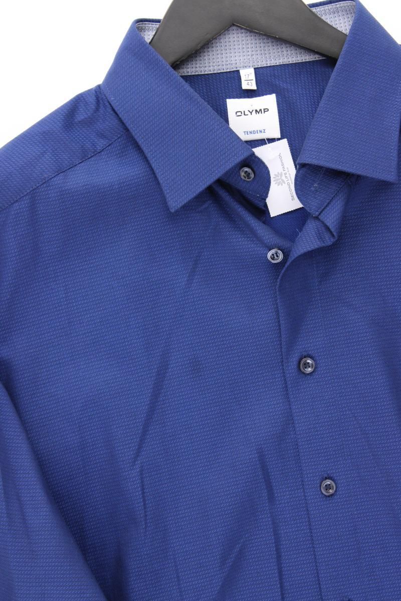 Chemises: Olymp Langarmhemd Gr. Hemdgröße 43 blau – D'occasion à Neustadt an der Waldnaab par SecondLifeFashion 1
