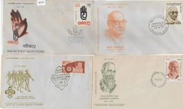 4 FDC Indien - asia 72