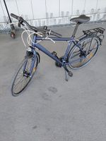 Dunkelblaues Stadtrad B'TWIN, ideal für Frühling/Sommer!