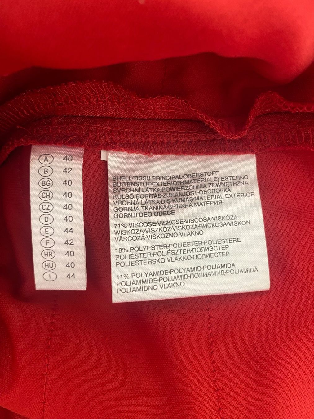 C&A Kleider: Rotes One Shoulder Kleid Gr 40 – Neu (gemäss Beschreibung) aus Zürich von Herbion1 4